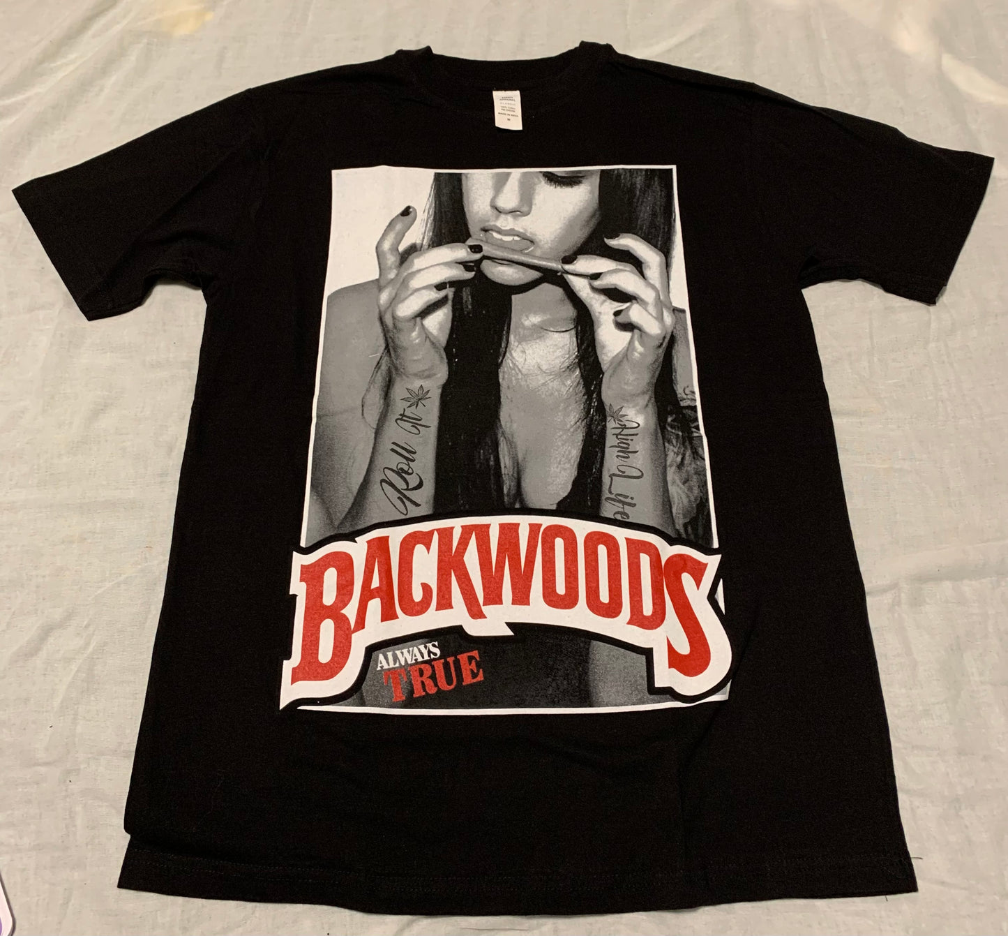 Men's New Nostalgic "Backwoods" Short Sleeve T-Shirt