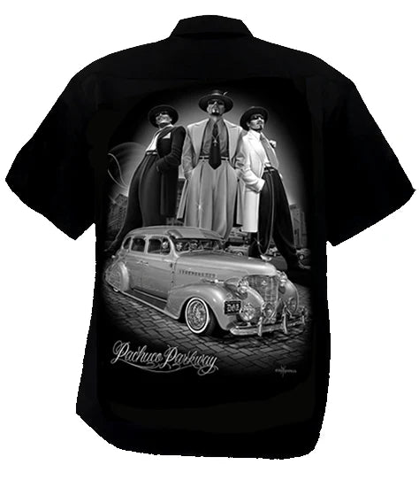 PACHUCO PARKWAY - SLAM - DGA - SHORT SLEEVE = BUTTON UP WORKSHIRT