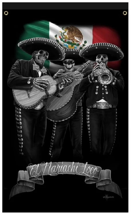MARIACHI LOCO - DGA - 3' X 5' - FLAG/BANNER