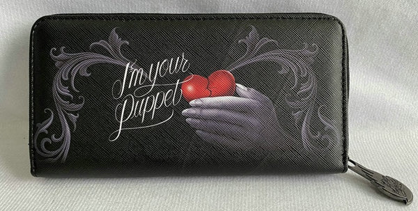 I'M YOUR PUPPET - WOMENS ZIPPERED WALLET - DGA - ANGELS
