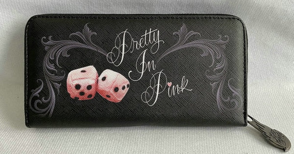 PRETTY IN PINK - WOMENS ZIPPERED WALLET - DGA - ANGELS