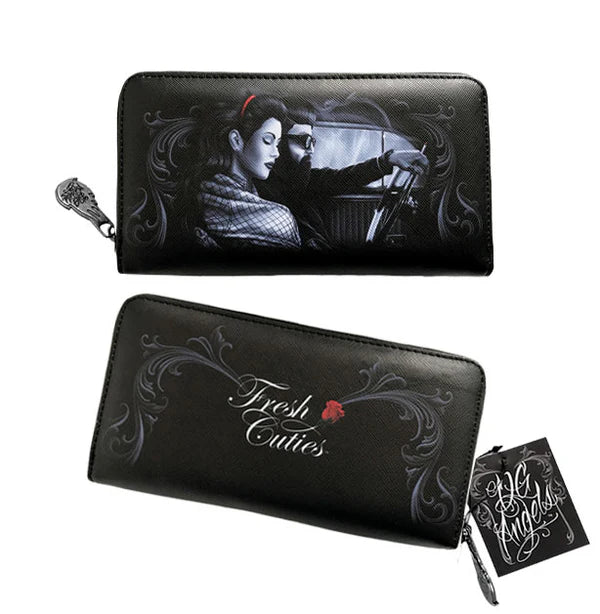Cruisin - Fresh Cuties - WOMENS ZIPPERED WALLET - DGA - FRESH ANGELS