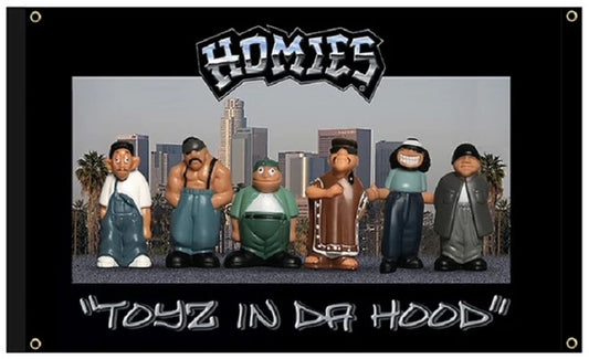 TOYZ IN DA HOOD - 3' X 5' - FLAG / BANNER