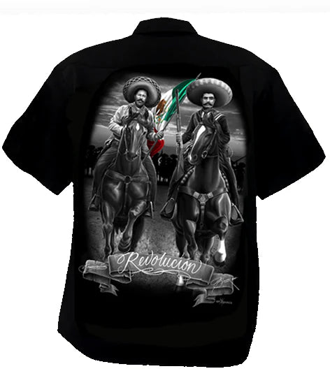 REVOLUCION - DGA - SHORT SLEEVE - BUTTON UP WORKSHIRT