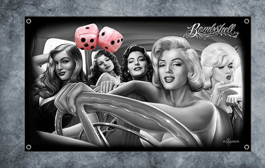 BOMBSHELL 3' X 5' FLAG / BANNER