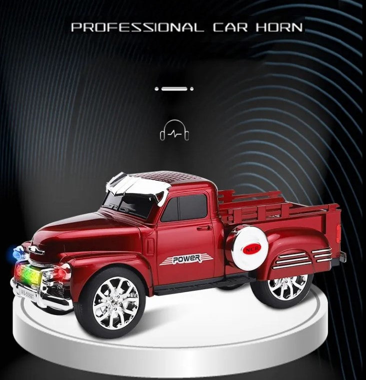 WS-558 BT Outdoor Wireless Car Shape Truck Speakers with TF USB FM AUX TWS Portable