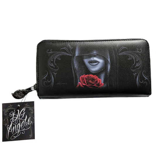 Devotion - WOMENS ZIPPERED WALLET - DGA - ANGELS