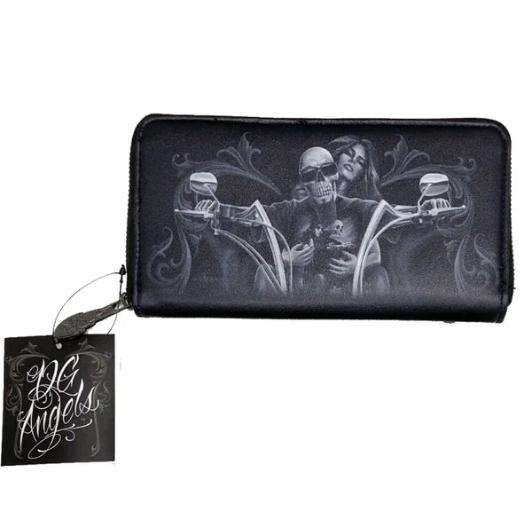 My Old Lady - RODC - WOMENS ZIPPERED WALLET - DGA - ANGELS
